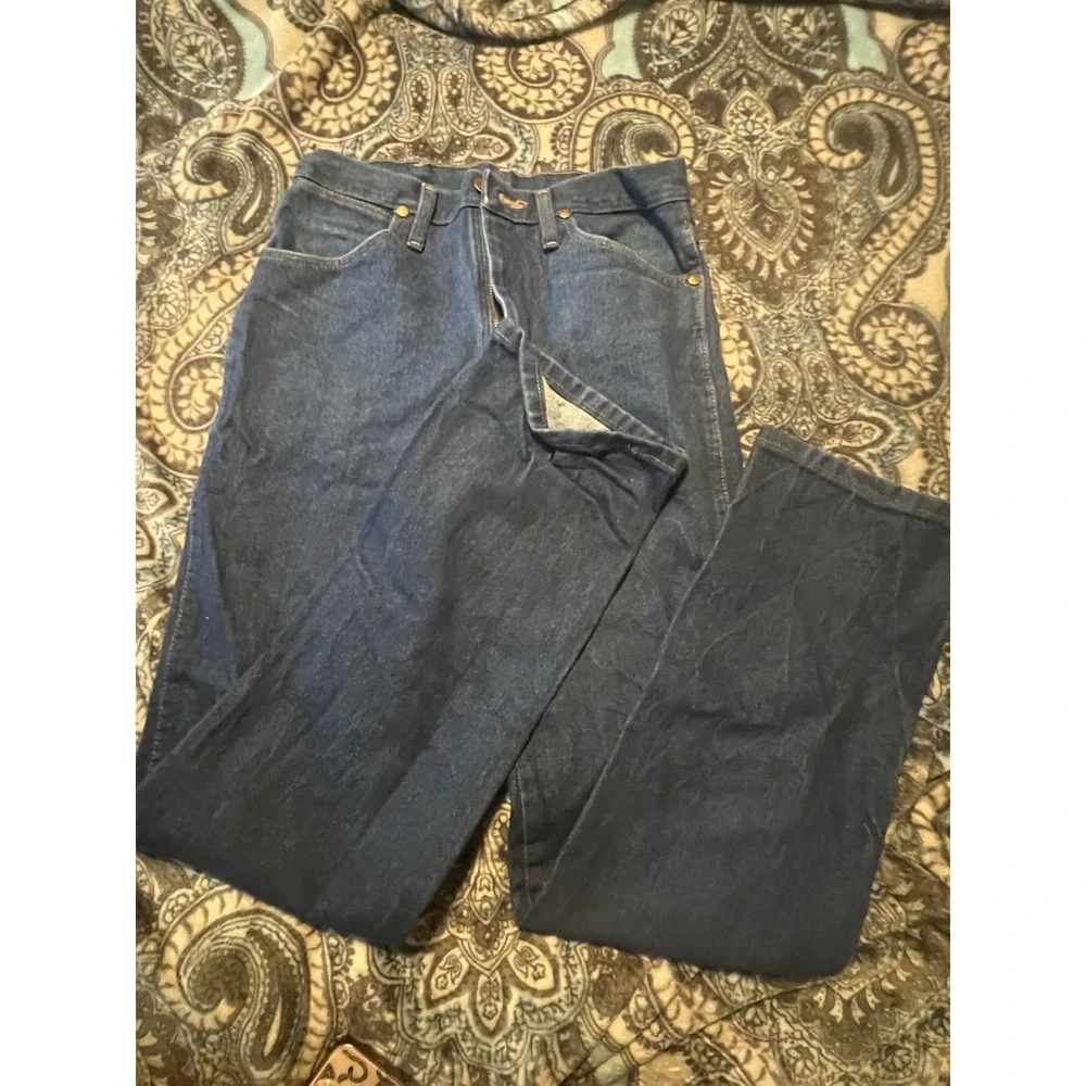 Wrangler Men's Dark Blue Jeans  Cowboy Western 29/33